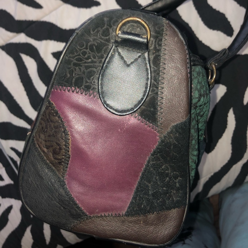 VINTAGE Patchwork Leather Purse - Picture 7 of 11